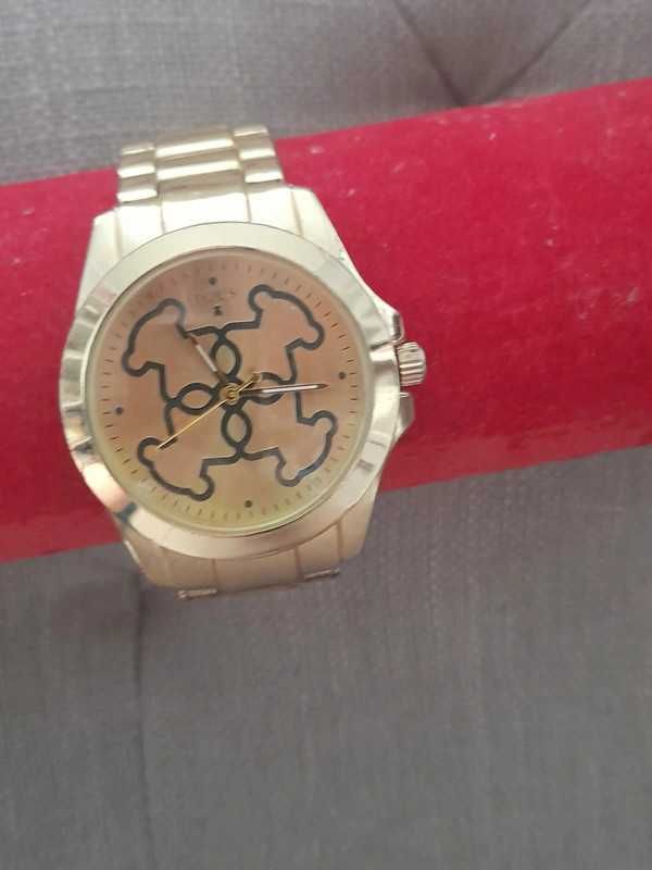 Damski złoty zegarek Tous Mossaic