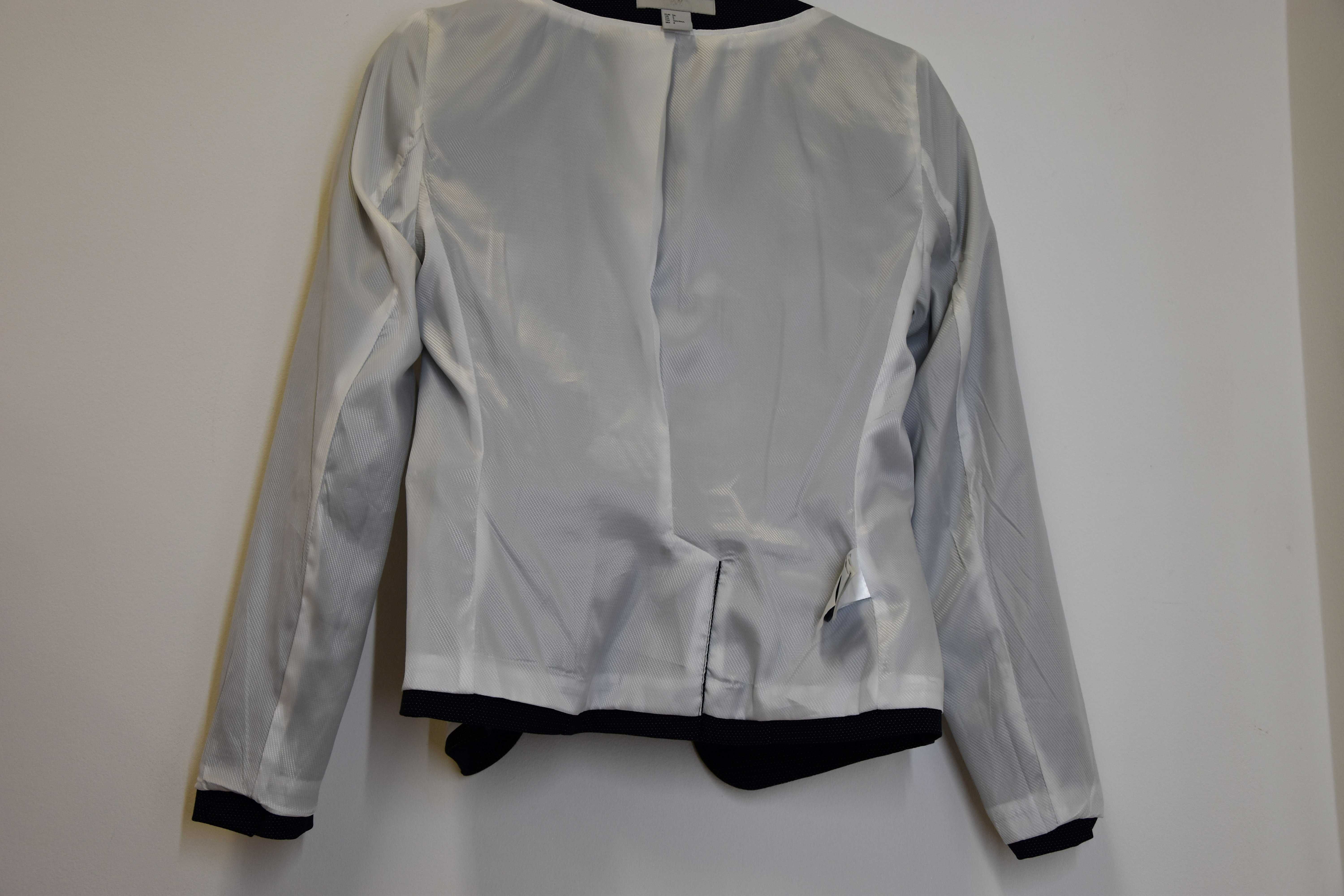 Marynarka damska granatowa wizytowa jak nowa H&M jacket, rozm. 36