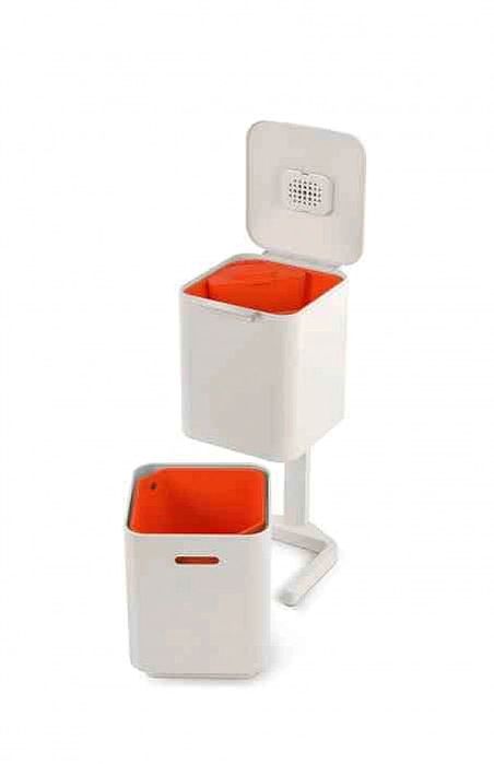 Kosz do segregacji 40l Totem Compact, szary / Joseph Joseph