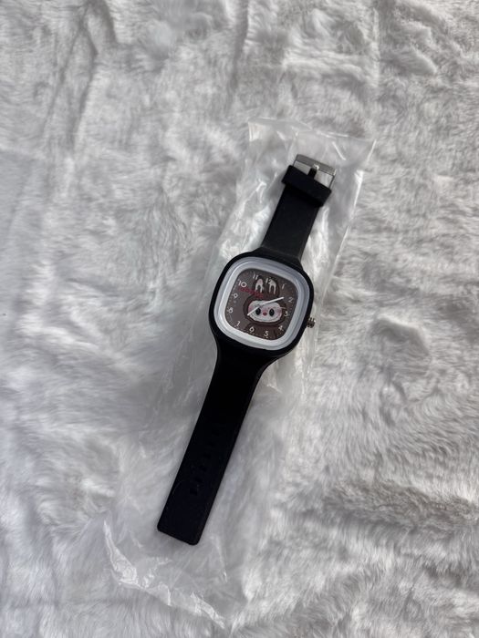 Labubu oryginalny nowy zestaw set na prezent opaska zegarek kokardka