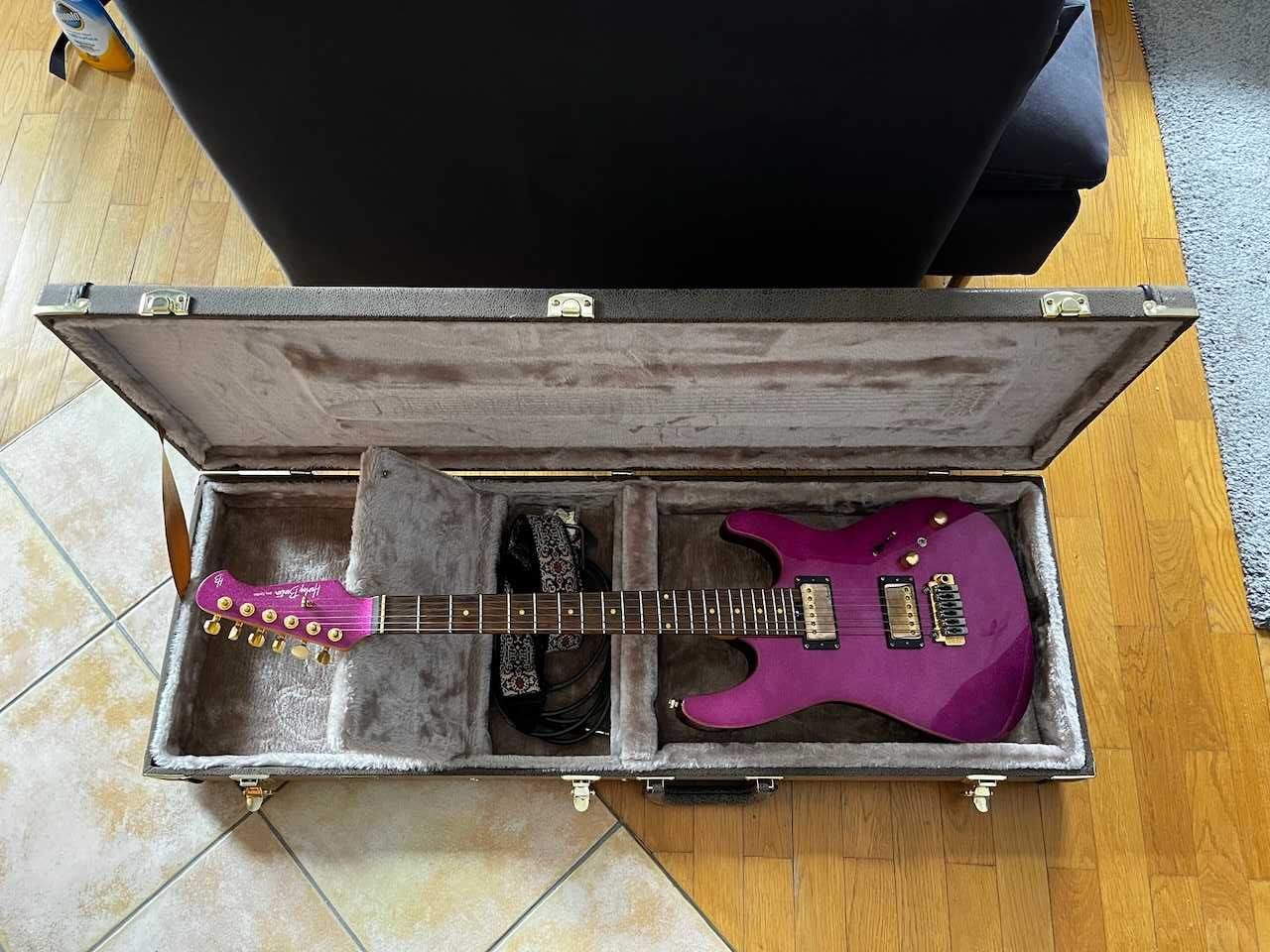 Gitara elektryczna Harley Benton Fusion-II HH EB PSP Pr + akcesoria