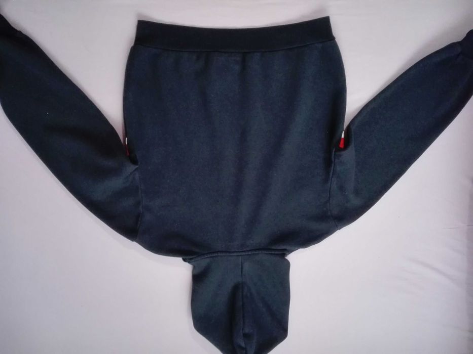 granatowa bluza z kapturem, H&M, S  Pepsi