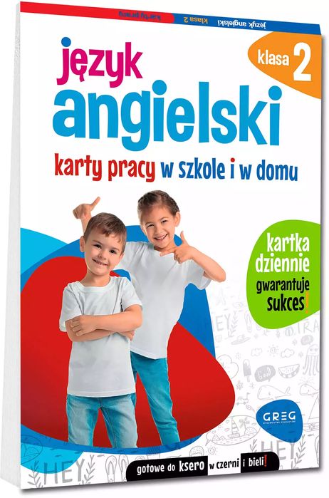 Język angielski. Karty pracy w szkole i w domu. Klasa 2. Greg