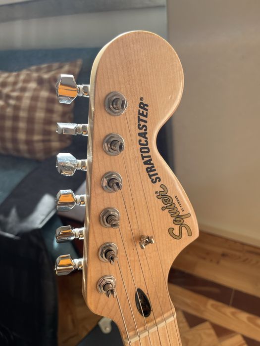 Guitarra electrica Fender Squire Azul