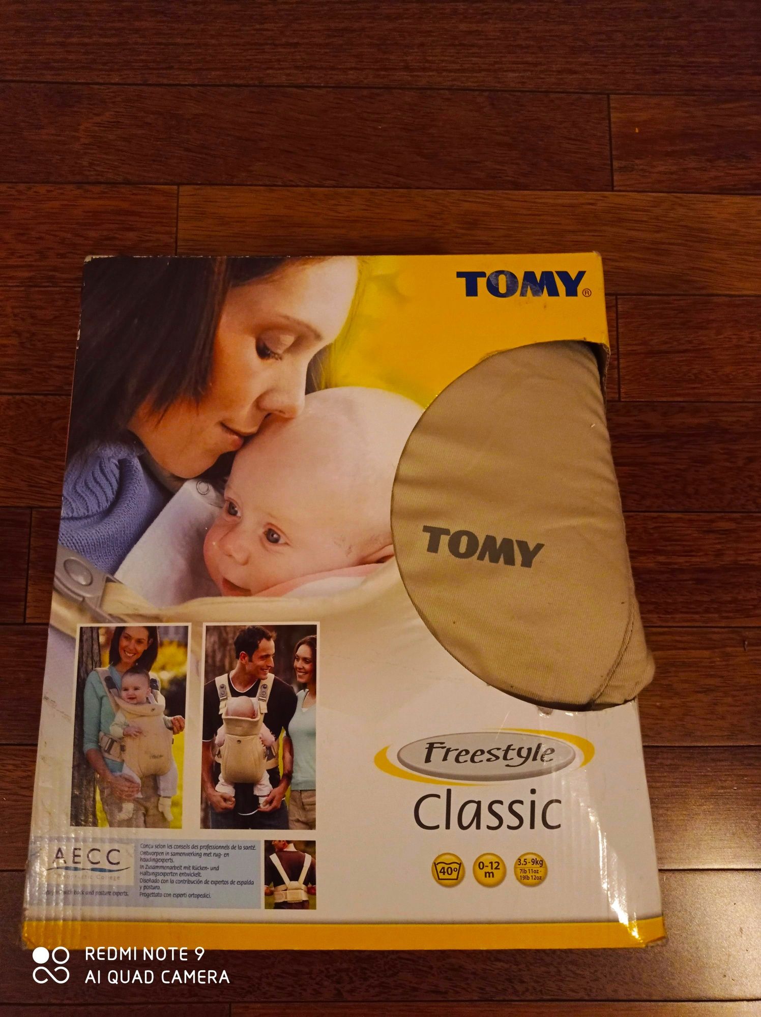 Nosidełko TOMY od 3,5 kg -9 kg