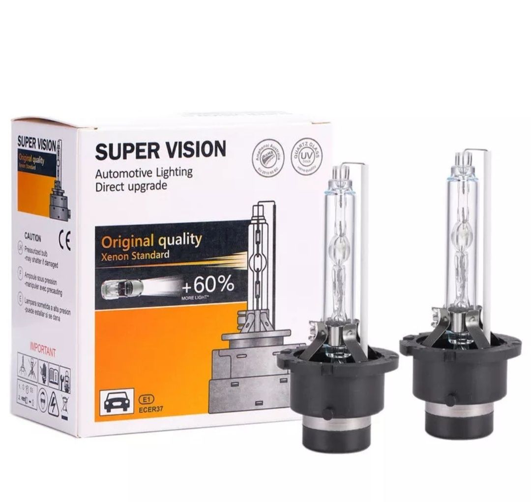 Xenon Super Vision лампы D2S D2R 35W 6000K Super Vision +60%