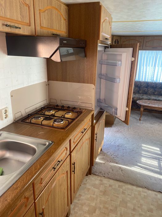 Domek holenderski angielski przyczepa kempingowa carawan