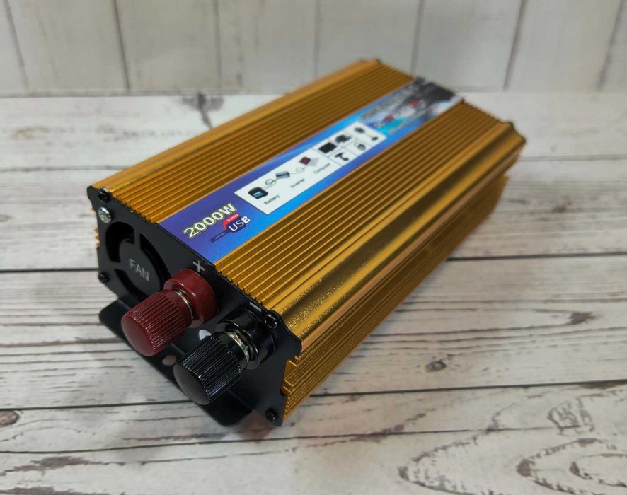 Power 2 кВат инвертор 12 220 для дома и авто