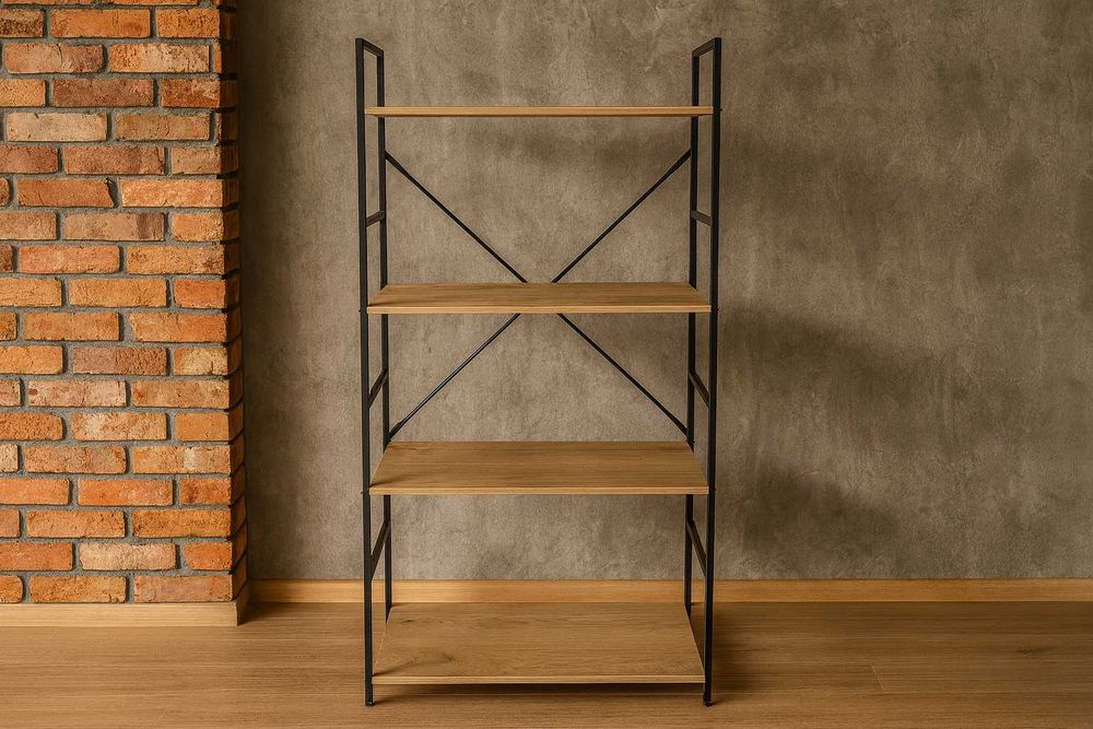 Nowy Regał na Książki Loftowy Półka Półki 3,4,5 Loft Do Salonu Pokoju