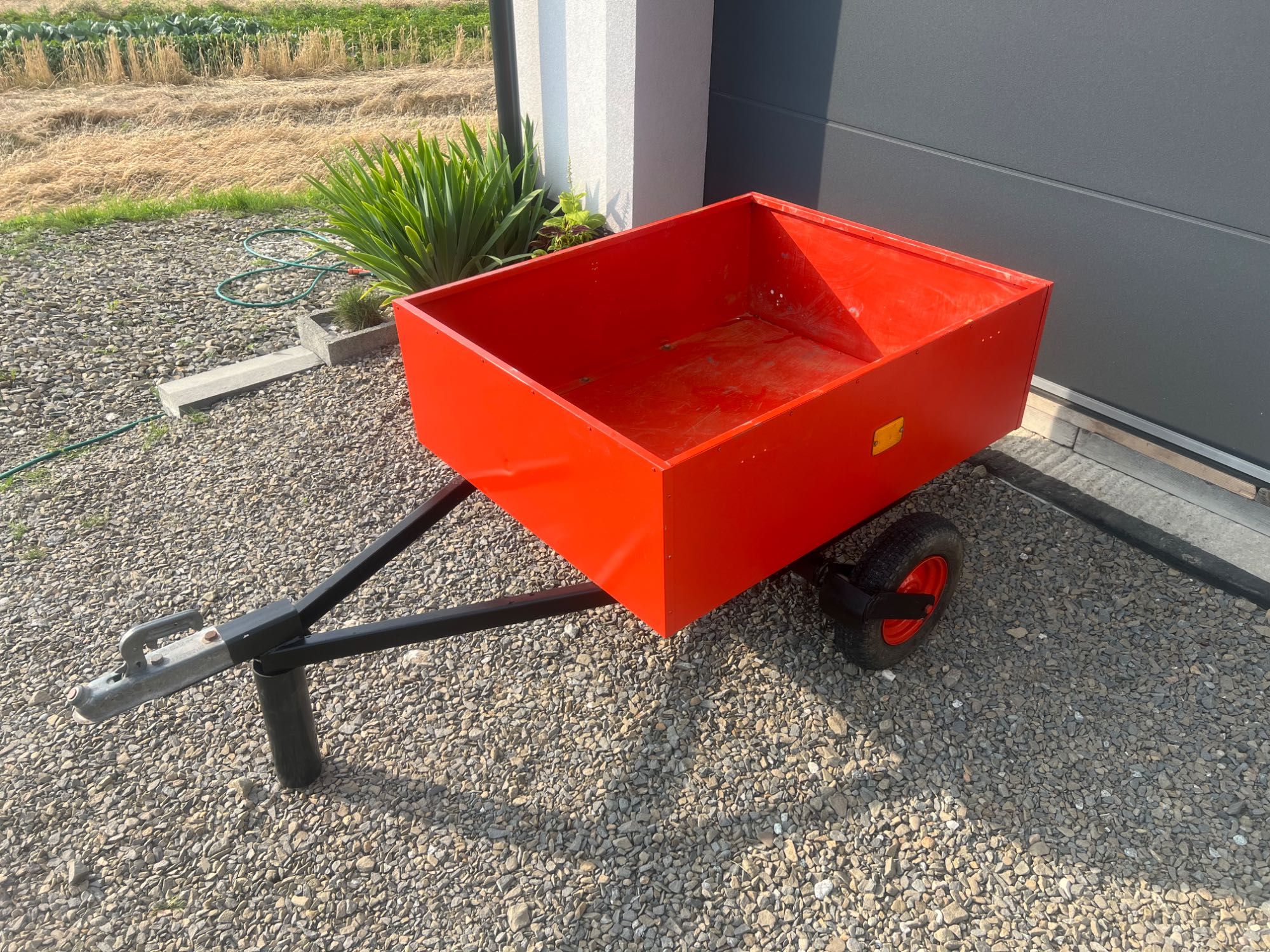 Przyczepka do traktorka kosiarki quada 115x95x38 mocna solidna