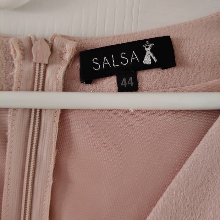 Sukienka brudny róż 44 na podszewce