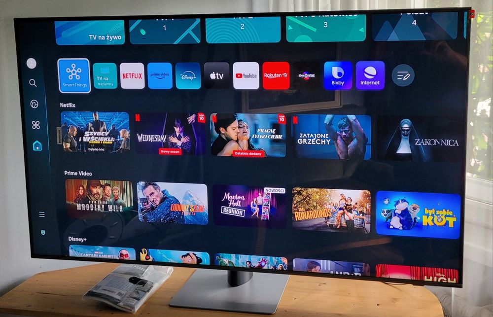 smart 4K 2024r SAMSUNG 55 cali TQ55Q77CAT- QE55Q77CAT wifi bluetooth 1
