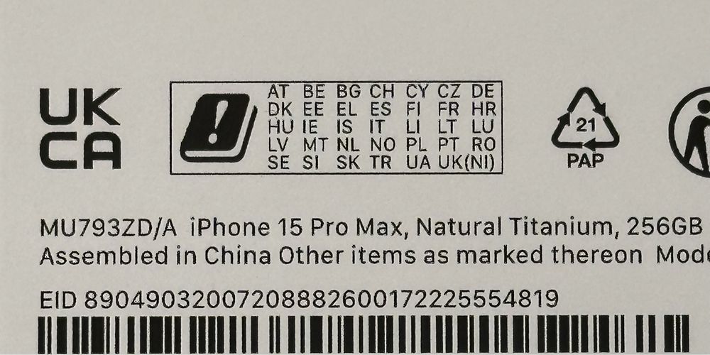 B-MOBILE IPHONE 15 PRO MAX 256GB NATURAL White Black Etui Szkło Gratis