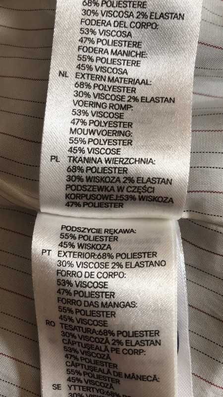 Damska marynarka, żakiet, w kratkę, H&M 34/XS na guzik