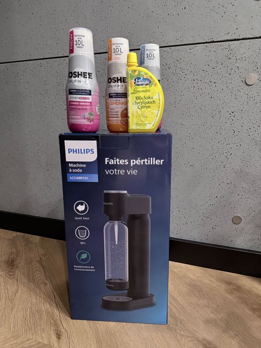 Saturator wody PHILIPS ADD4901BK soda stream