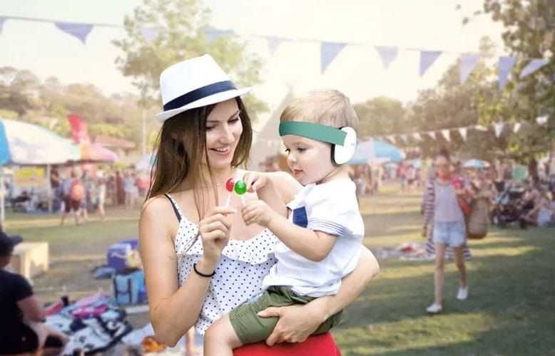 Słuchawki wyciszające dla dzieci ALECTO BV-72 nauszniki ochronne 12m+