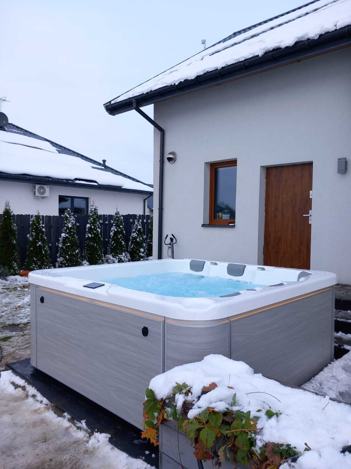 PROMOCJA! Jacuzzi SPA ogrodowe VISKAN BOKO, 5 os, 53 dysze masażu