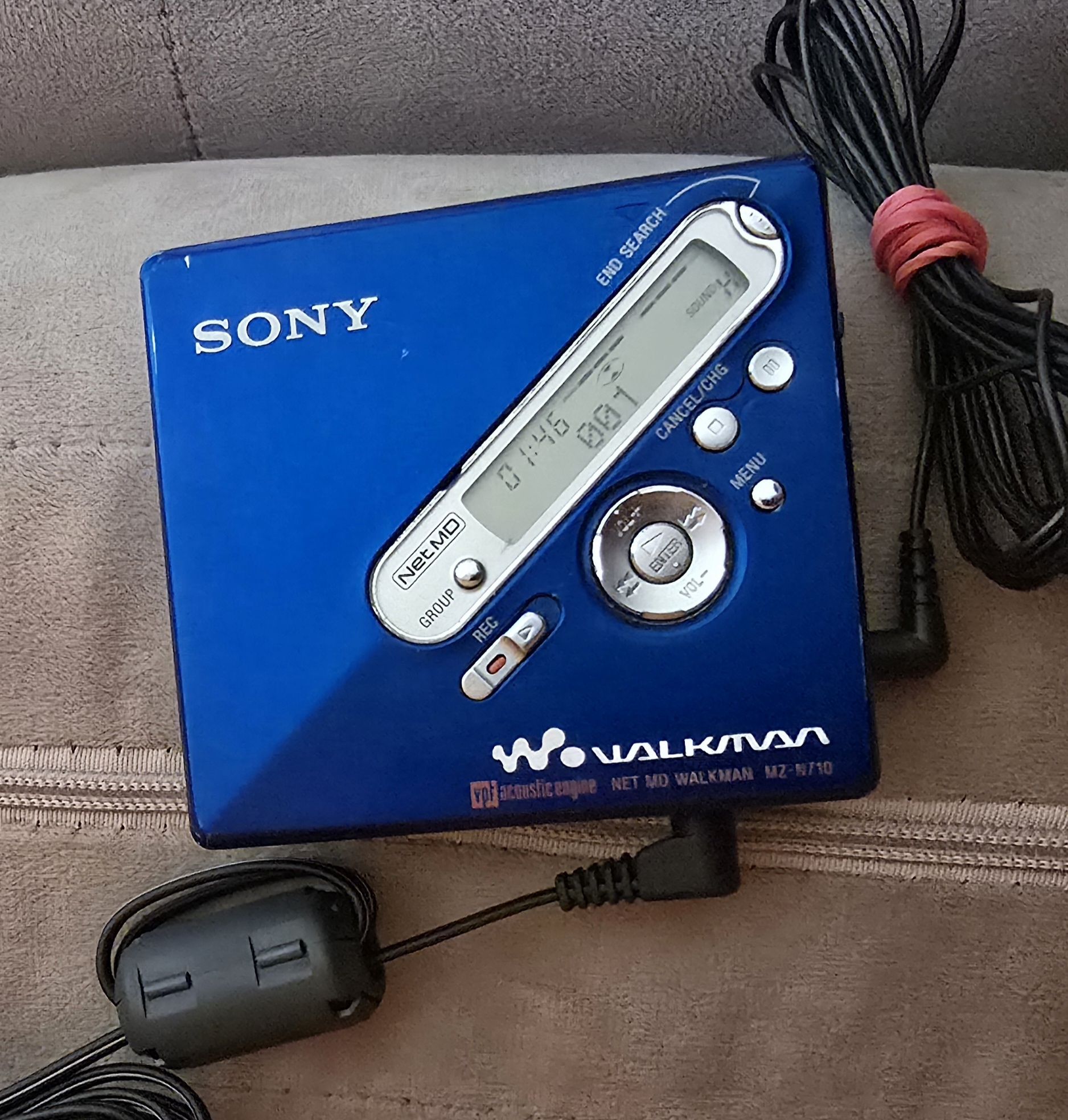 Sony Minidisc MZ-N710 MD Walkman odtwarzacz Minidisc