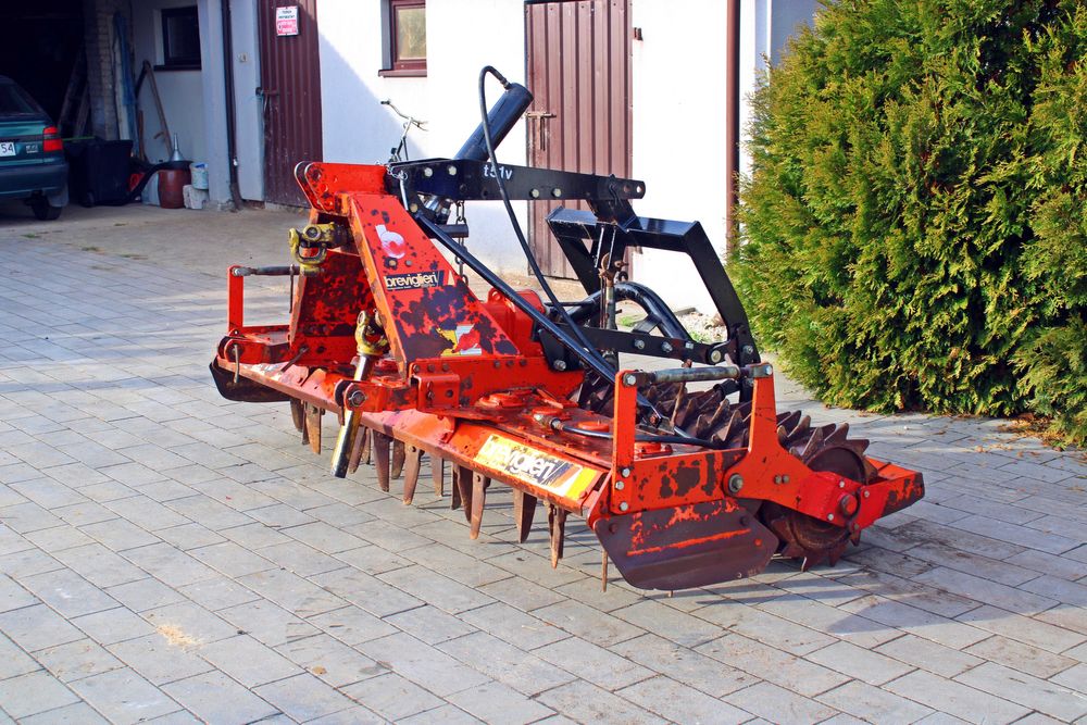 Brona aktywna 2,5 m WAŁ PACKER Brona wirowa BEZ LUZÓW Super STAN