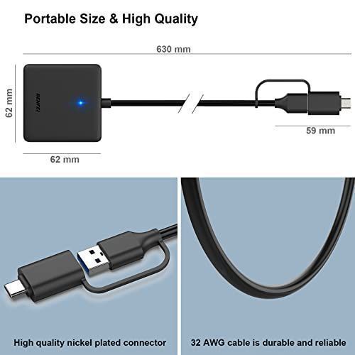 Czytnik kart pamięci BENFEI 4 w 1 USB USB-C na SD Micro SD MS CF