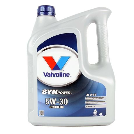 Olej Valvoline Synpower XL-III 5W30 4L VW 50400/50700