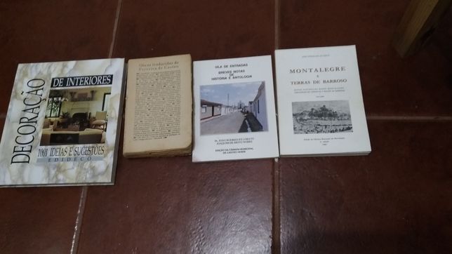 Conjunto de livros diversos
