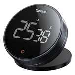 Baseus Heyo Pro obrotowy minutnik czasomierz elektroniczny timer szary