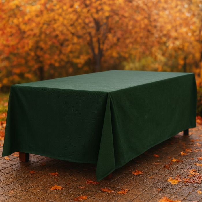 Pokrowiec Ogrodowy Na Zestaw 240 X 180 X 100 Cm Zielony Jesień Zima fv