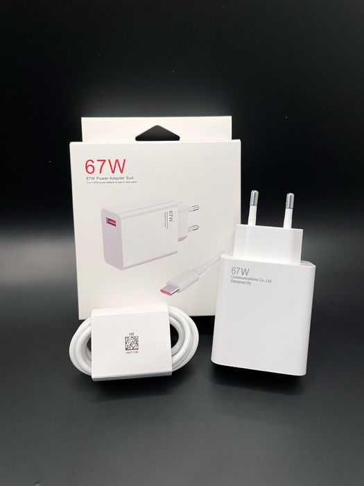 Ładowarka 67W i Kabel USB-C Zestaw do Xiaomi Oppo Samsung | GWARANCJA