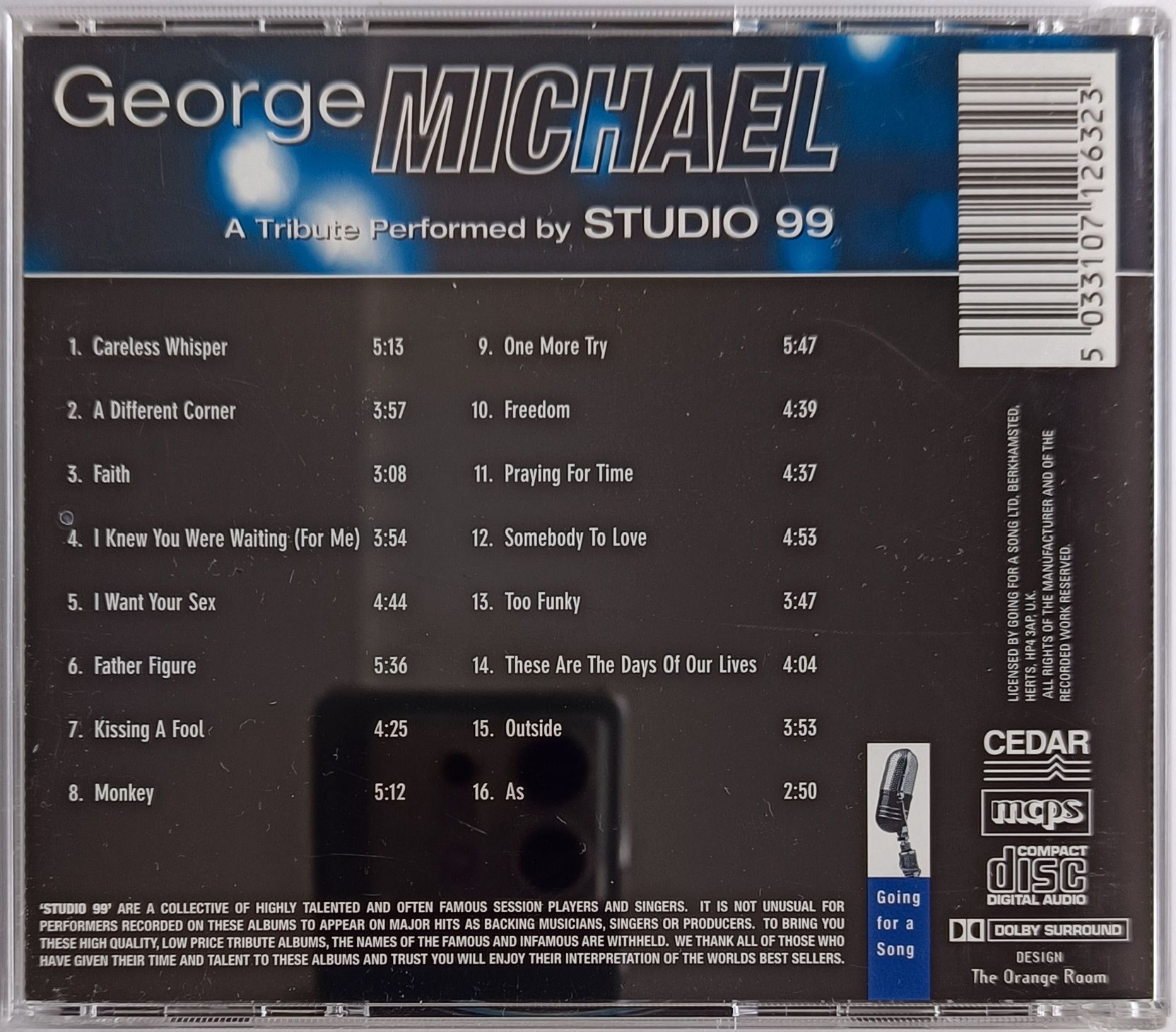 George Michael Studio 99 1999r