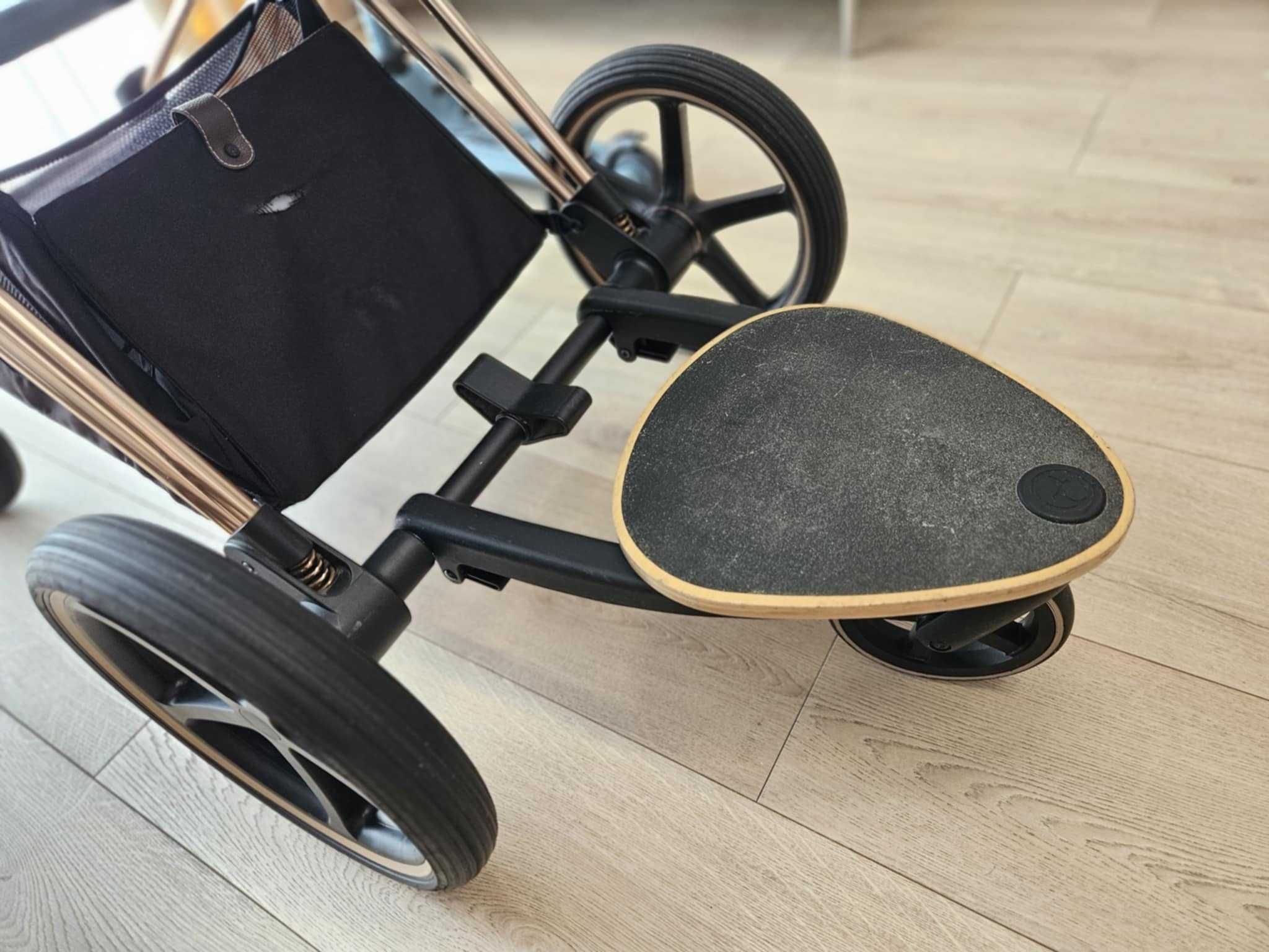 Cybex Priam Lux 3.0 RoseGold (gondola+spacerówka) MEGA ZESTAW Warszawa