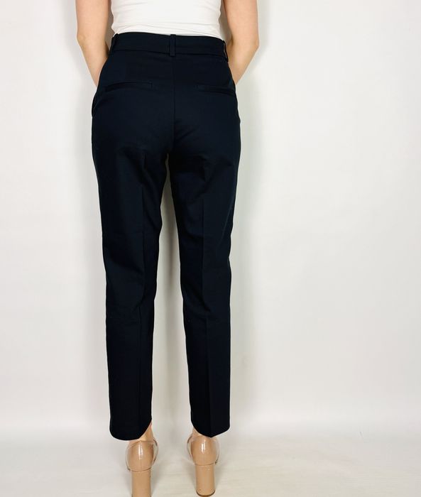 Klasyczne granatowe spodnie garniturowe S 36 H&M