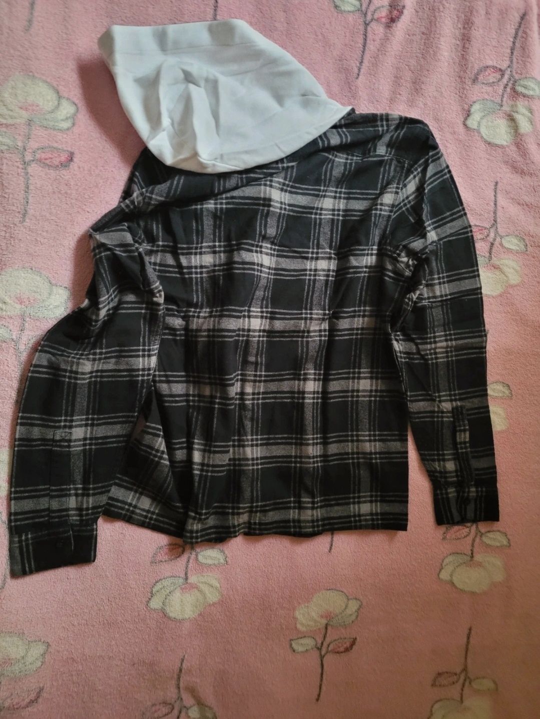 Koszula Flanelowa bluza z kapturem Hollister XL by Abercrombie nowa z