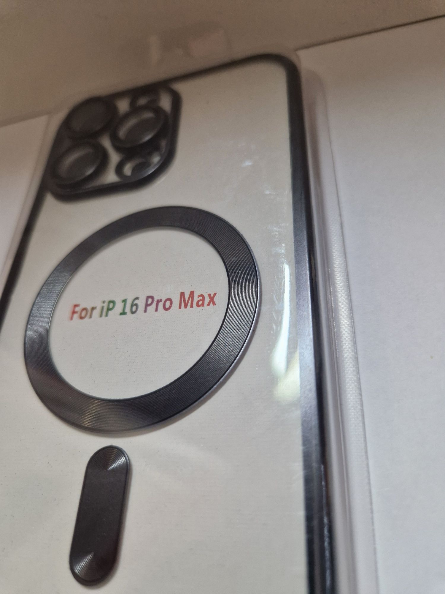 Metallic Magsafe Case do Iphone 16 Pro Max Czarny