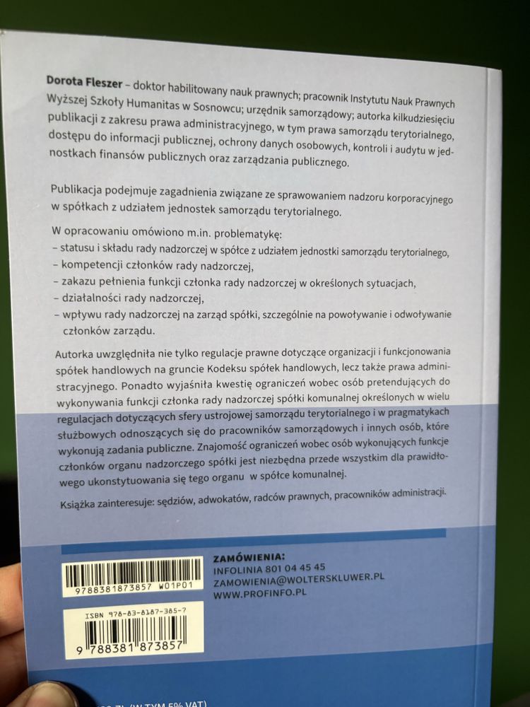 Rada nadzorcza spolki komunalnej - Dorota Fleszer