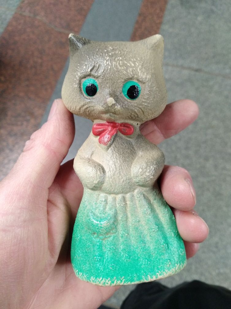 Советский кот резиновый писчалка