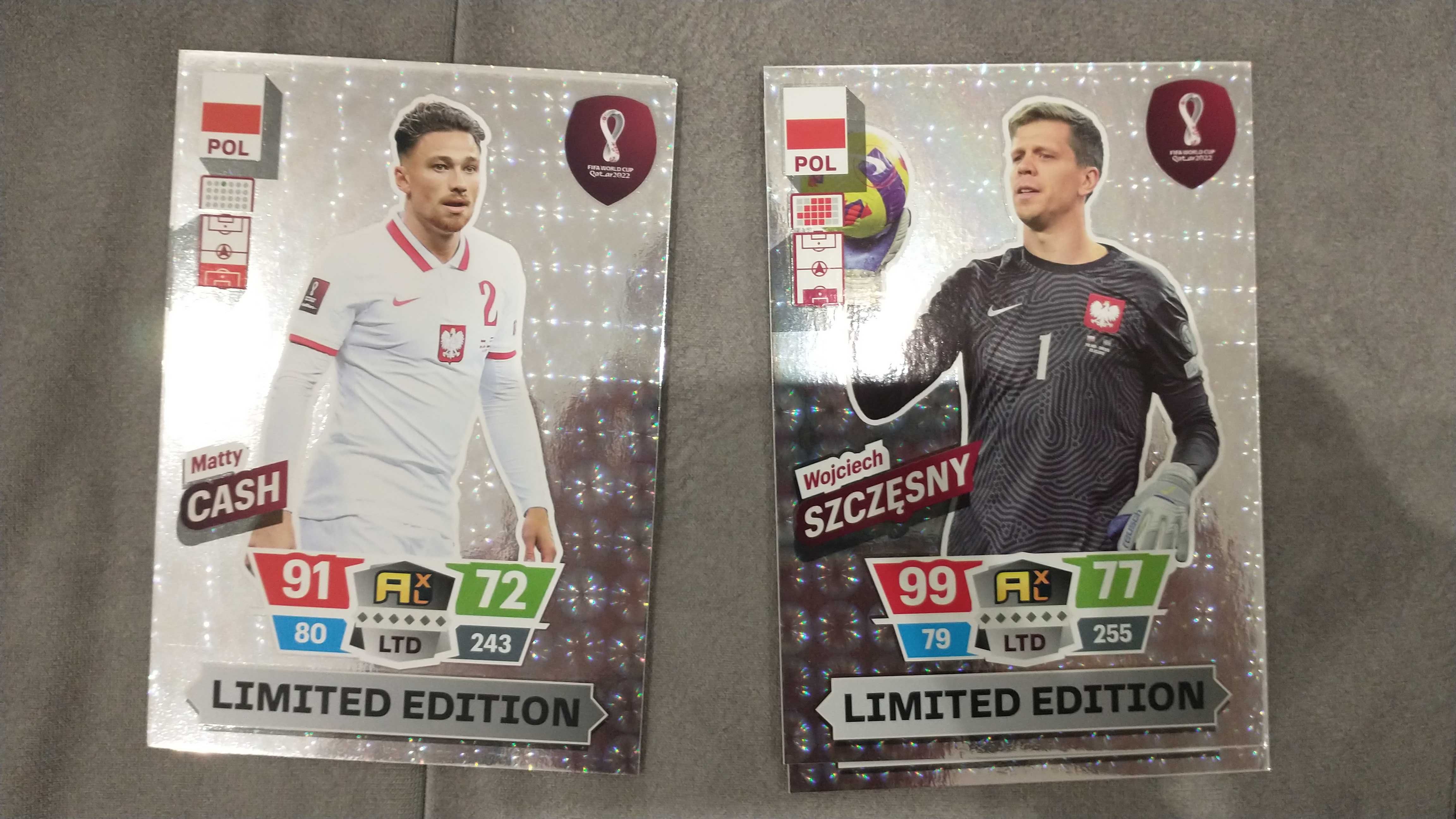 Karty fifa adrenalyn XXL Szczęsny, Cash.