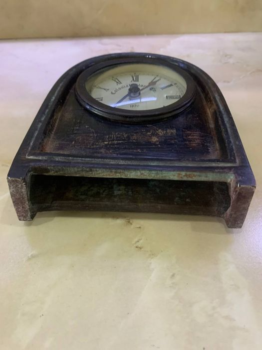 Настільний годинник Colonial Clock (estb. 1870), мідний корпус, ретро