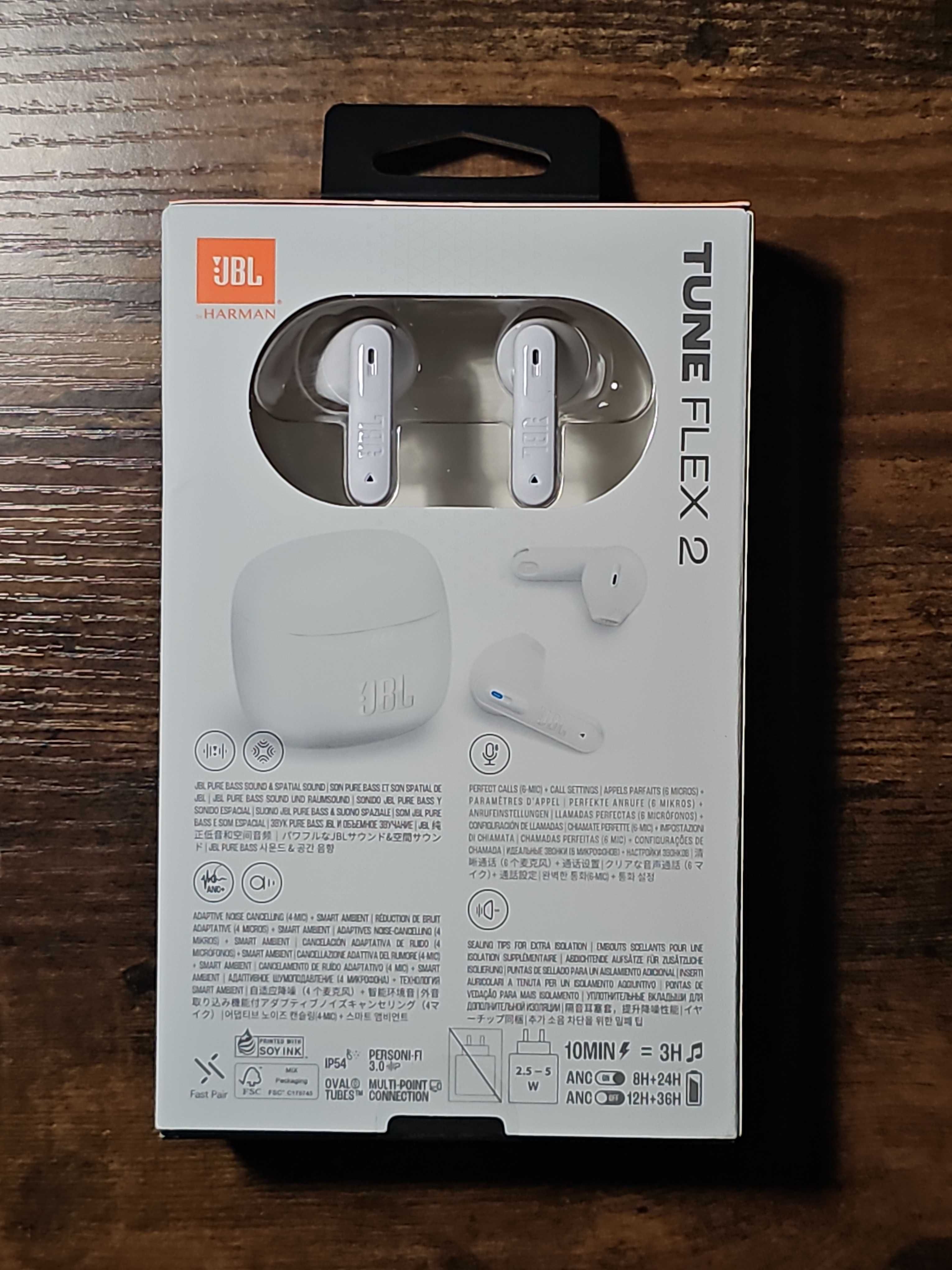 JBL Wave Flex 2 Biały
Słuchawki Douszne