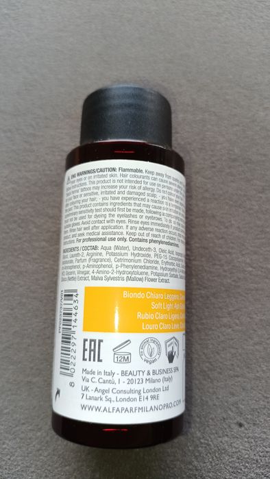 ALFAPARF COLOR WEAR GLOSS Toner do włosów bez amoniaku 8.13