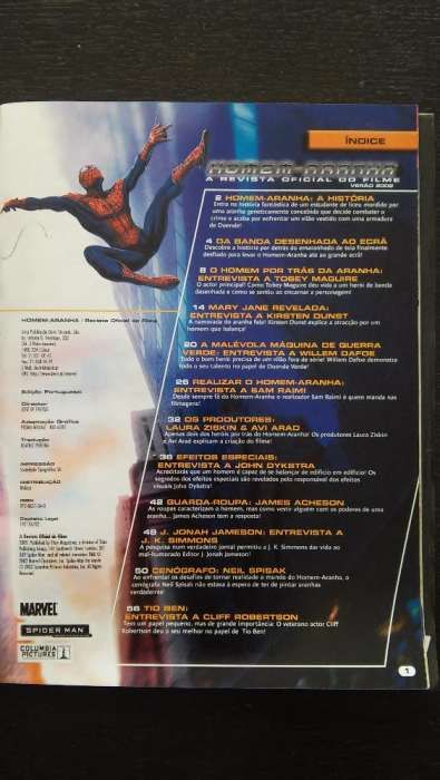 Revista Oficial do Filme Homem Aranha
