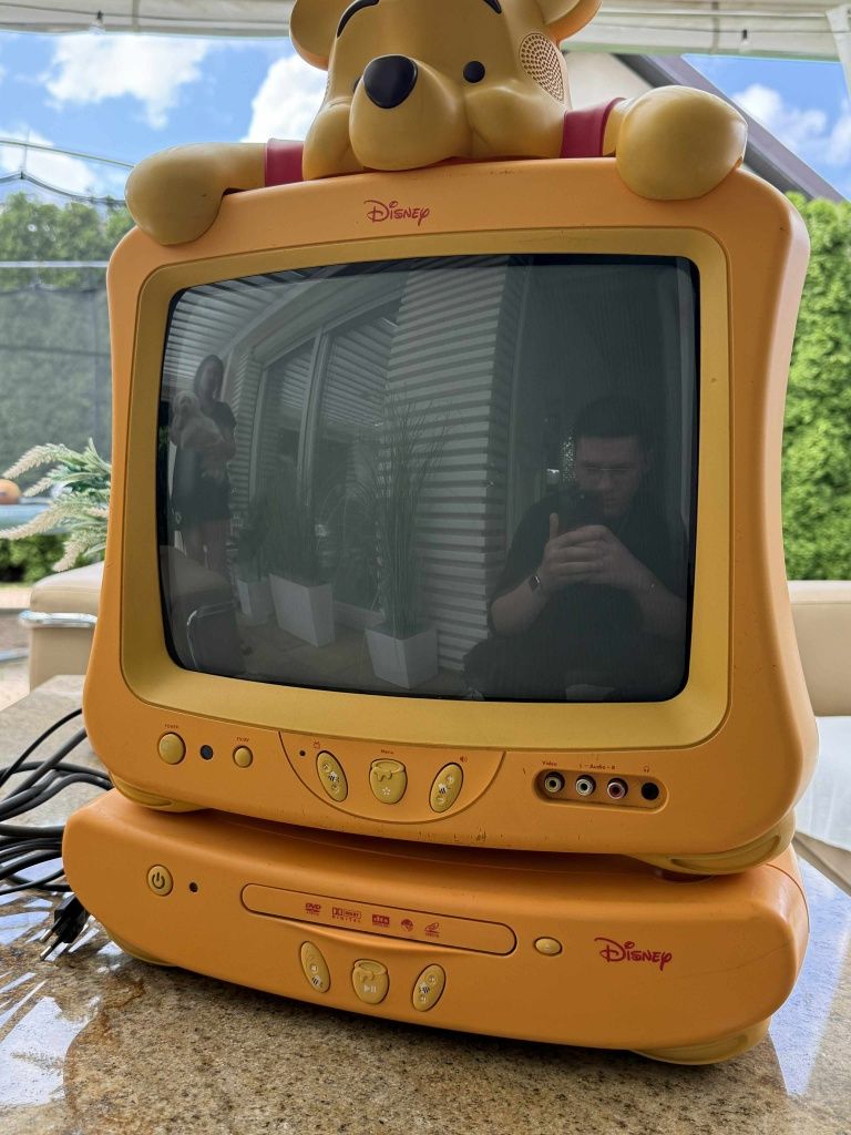 Telewizor + DVD Kubuś Puchatek Disney CRT 13 Cali