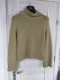 Sweter oversize wełna moher M L