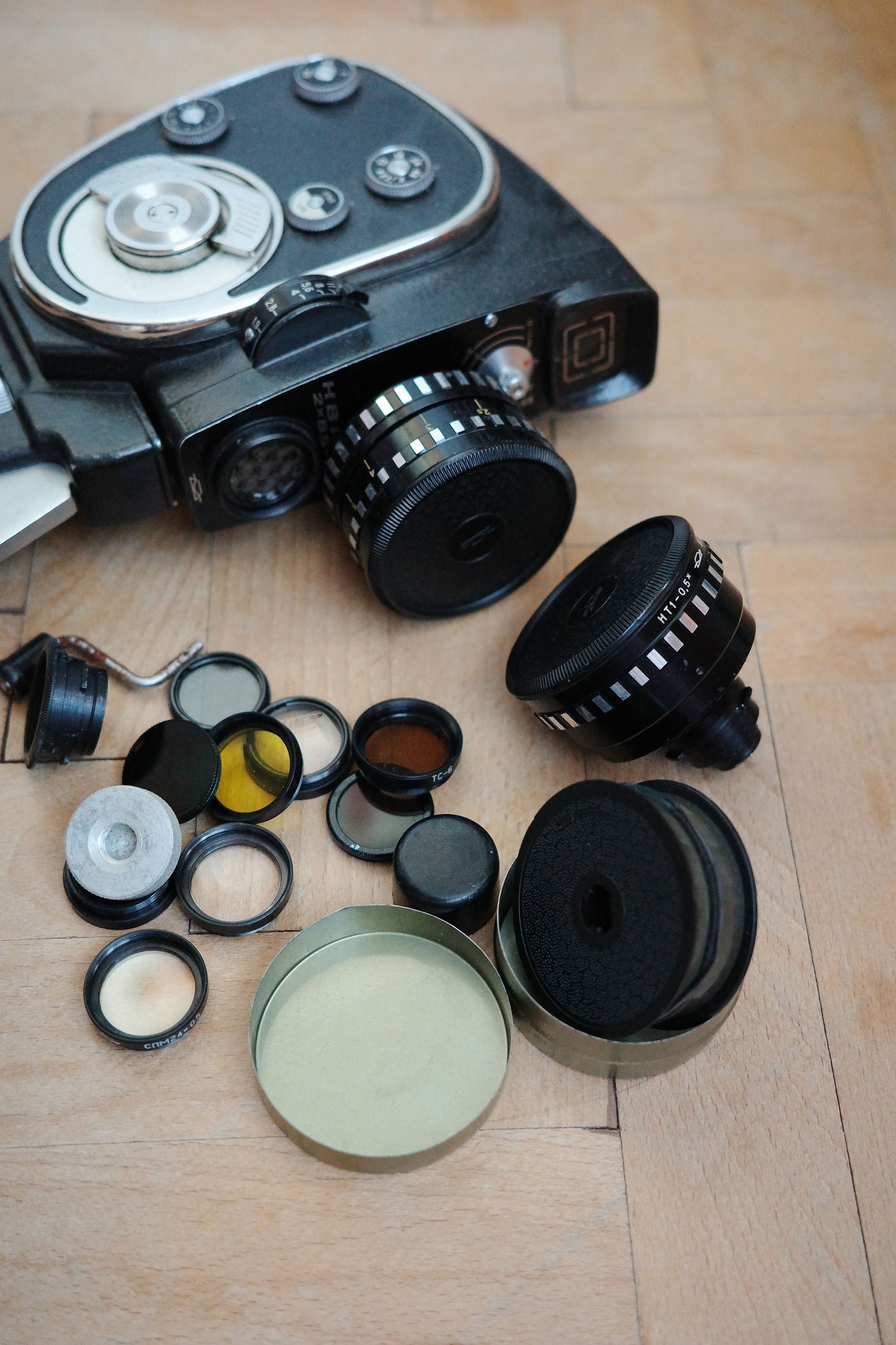 Kamera 8mm Kwarc CCCP + 2 obiektywy