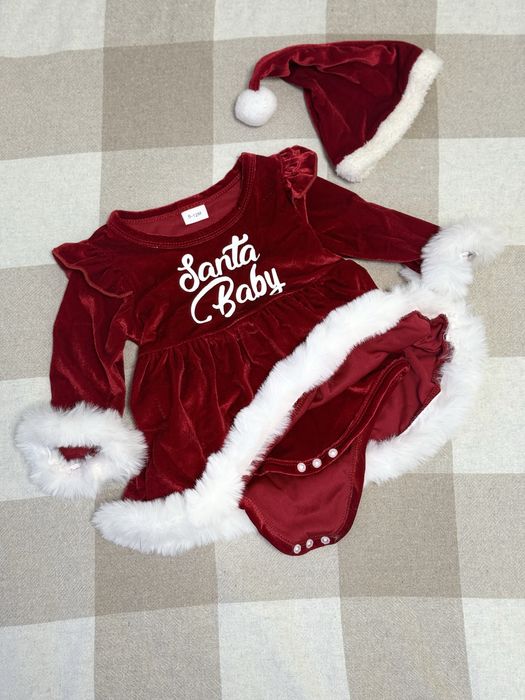 Новорічний боді на дівчинку 6 міс