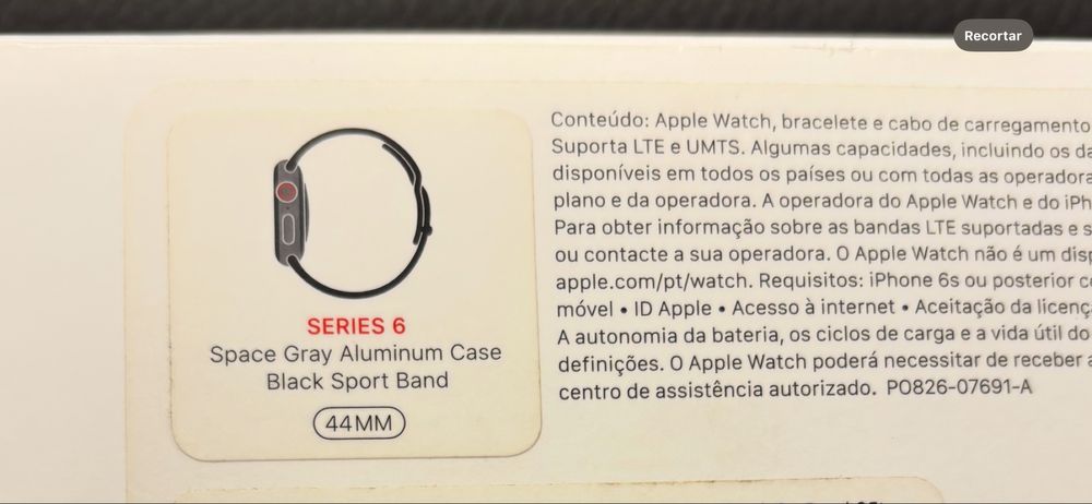 Apple Watch SERIES 6 WI-FI + Celular 44MM