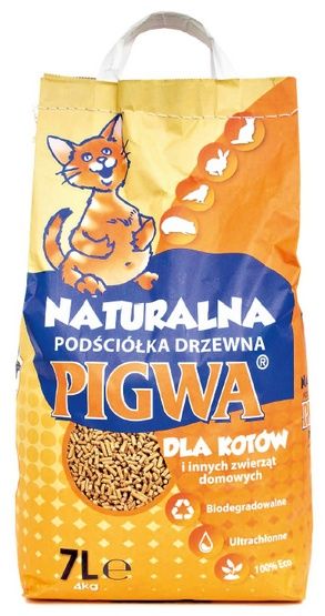 Ekologiczna ściółka dla kota i gryzoni Pigwa drzewna żwir drewniany 7L