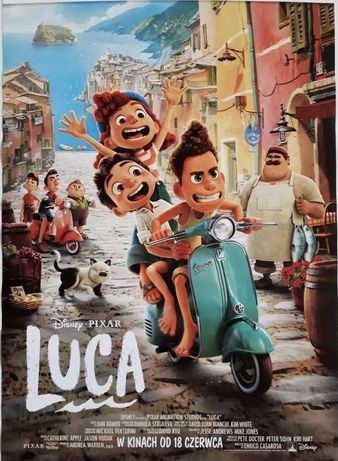Filmowy plakat Luca pixar
