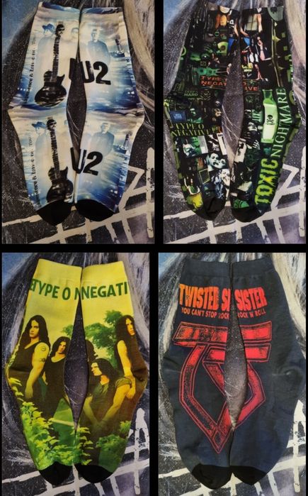 Meias de Bandas Rock Metal