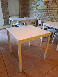Stół biały - 75x75 cm